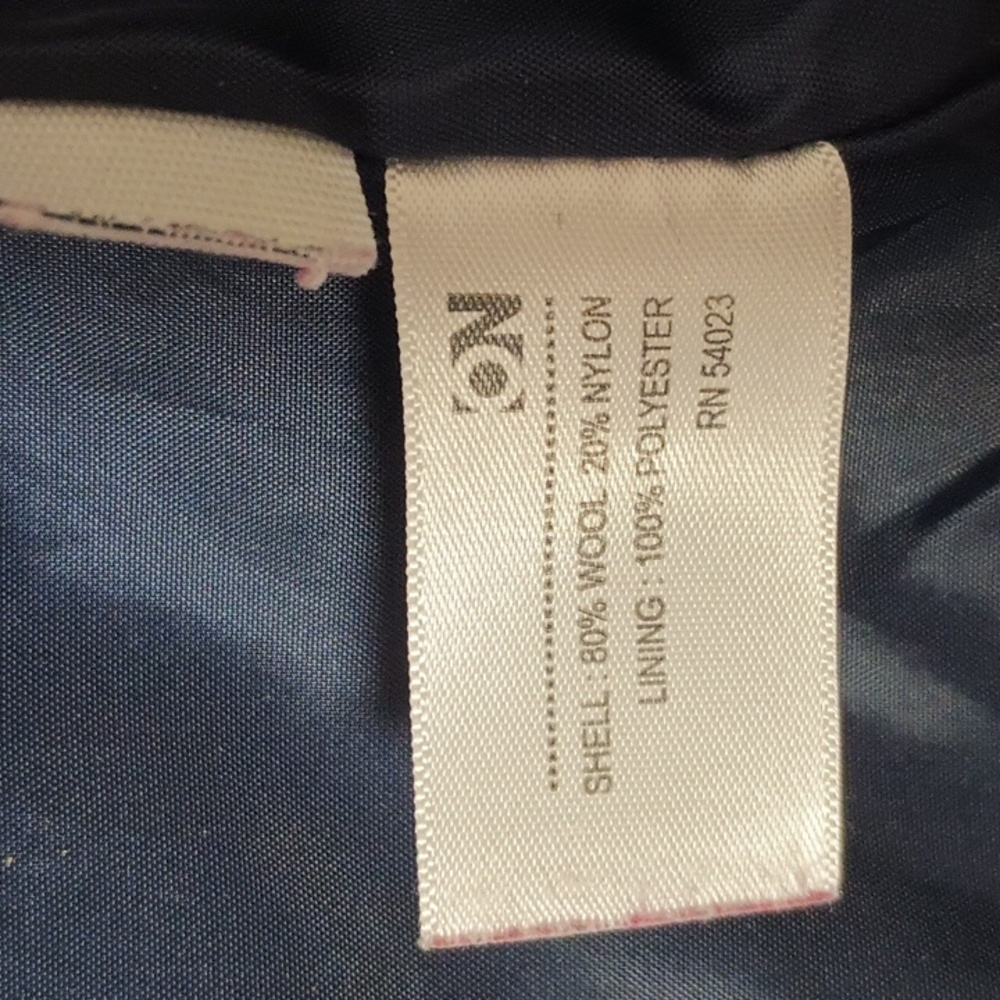 Old Navy Navy Blue Pea Coat Like Tailored Design - Picture 6 of 7